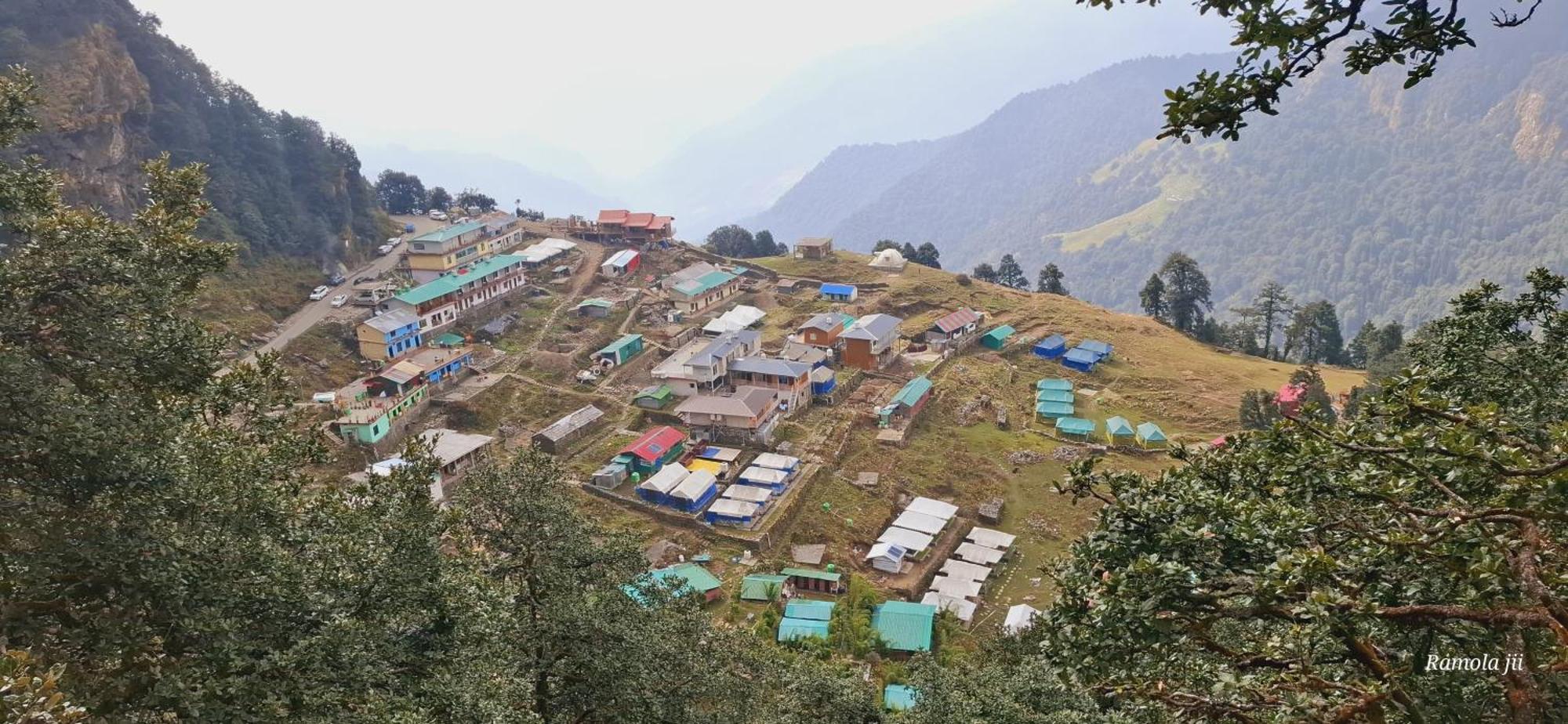 Hotel River Side Camp Chopta Sari Exterior foto