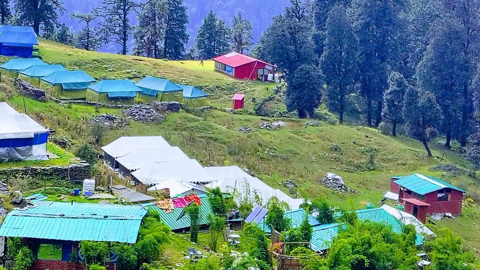 Hotel River Side Camp Chopta Sari Exterior foto